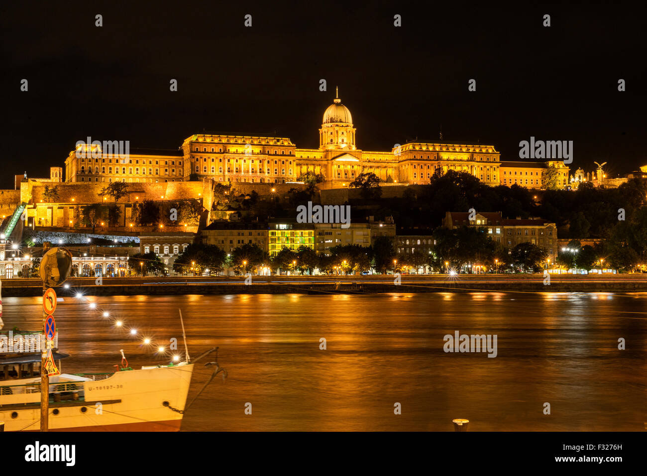 Le Palais Royal, la Galerie nationale hongroise, Budapest, Hongrie Banque D'Images