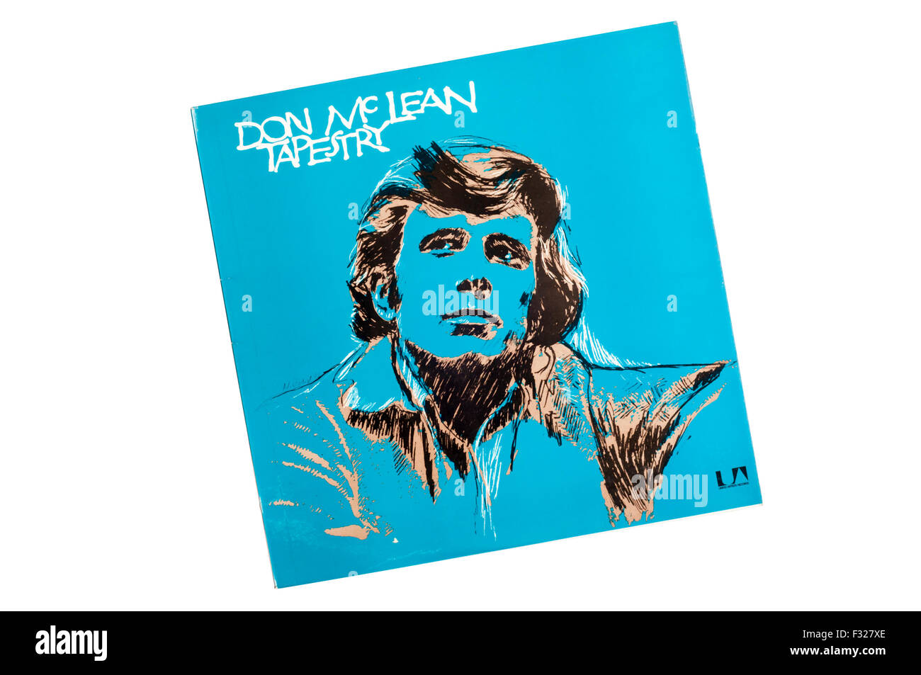 Tapisserie a été Don McLean's 1970 premier album. Banque D'Images