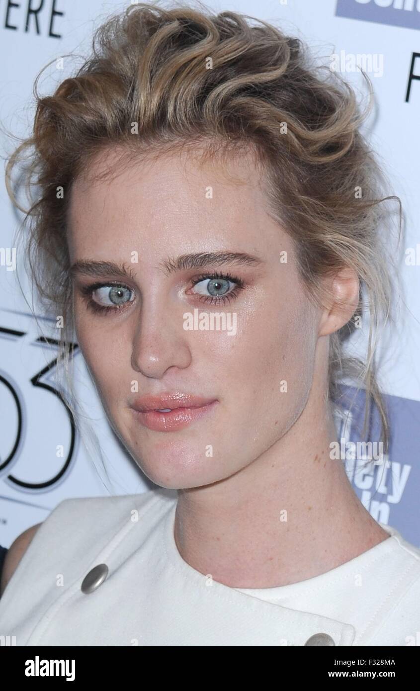 New York, NY, USA. 27 Sep, 2015. Davis à Mackenzie pour les arrivées le martien en première mondiale au Festival du Film de New York 2015, Alice Tully Hall au Lincoln Center, New York, NY Le 27 septembre 2015. Credit : Kristin Callahan/Everett Collection/Alamy Live News Banque D'Images