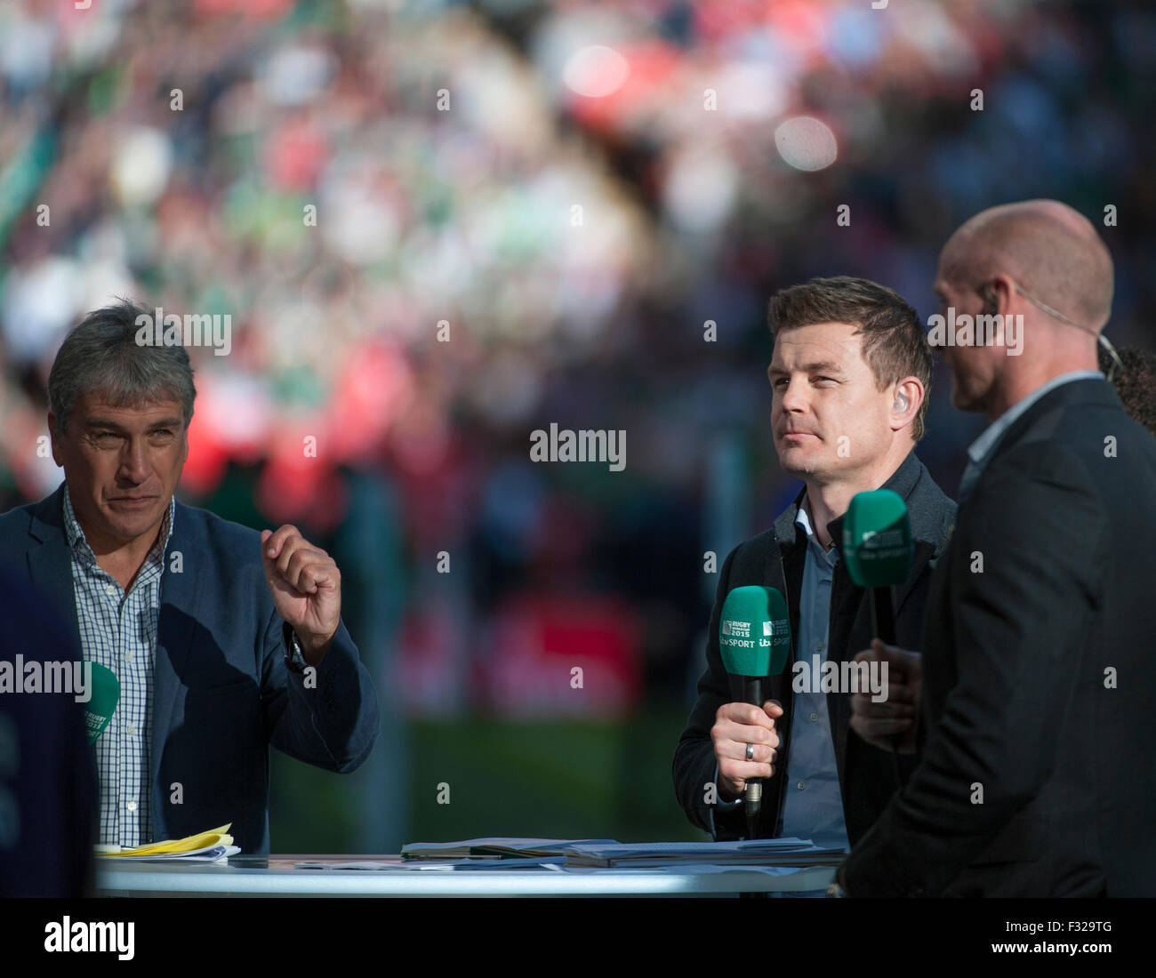 Le stade de Wembley, Londres, Royaume-Uni. 27 Septembre, 2015. Irlande v Roumanie dans la piscine d match de la Coupe du Monde de Rugby 2015. Banque D'Images