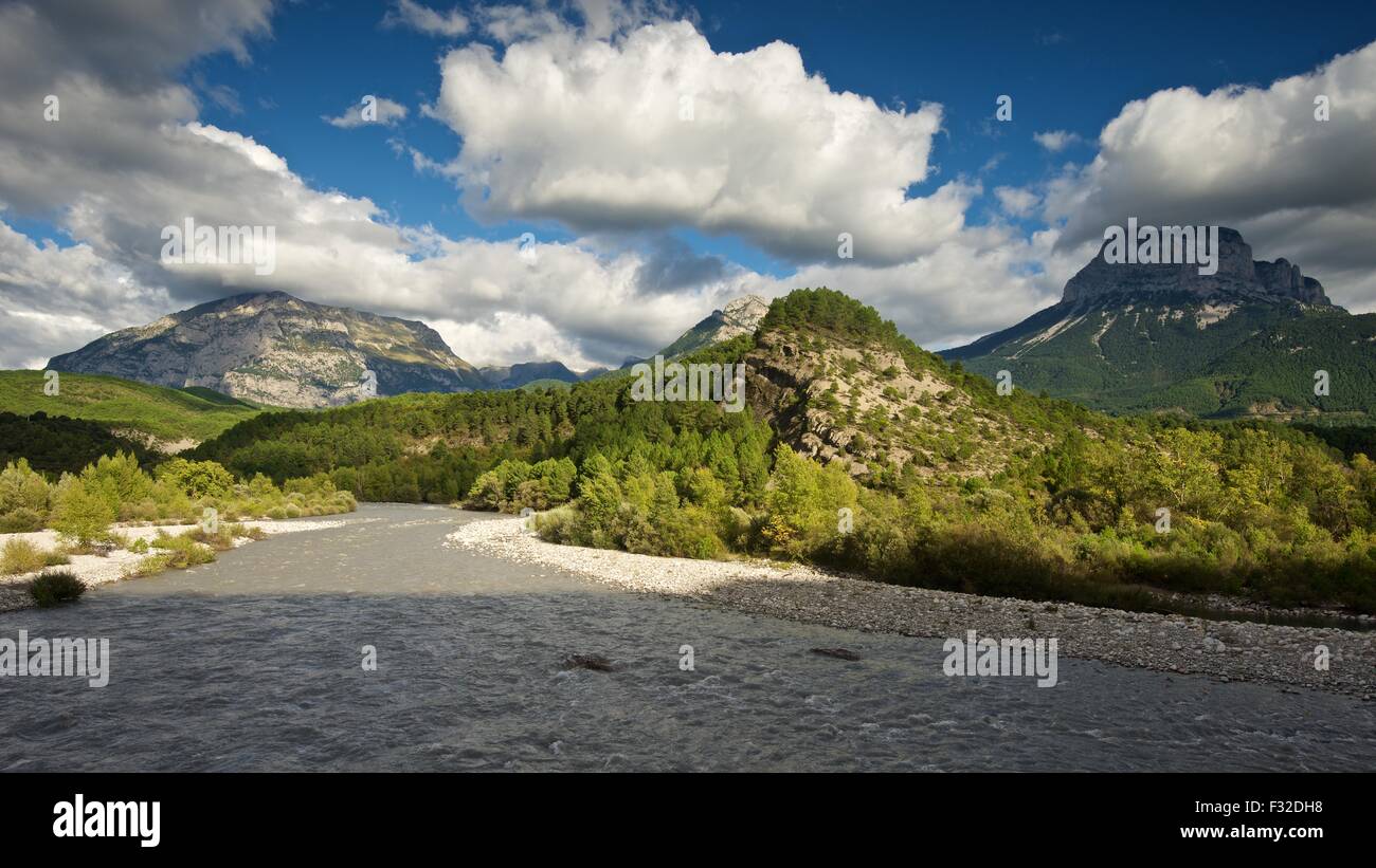 Une image paysage prises dans les Pyrénées espagnoles Banque D'Images
