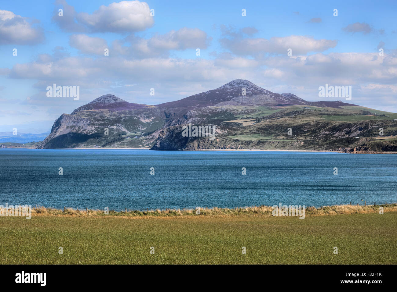 Yr Eifl, Porthdinllaen, péninsule Llyn, Galles, Royaume-Uni Banque D'Images