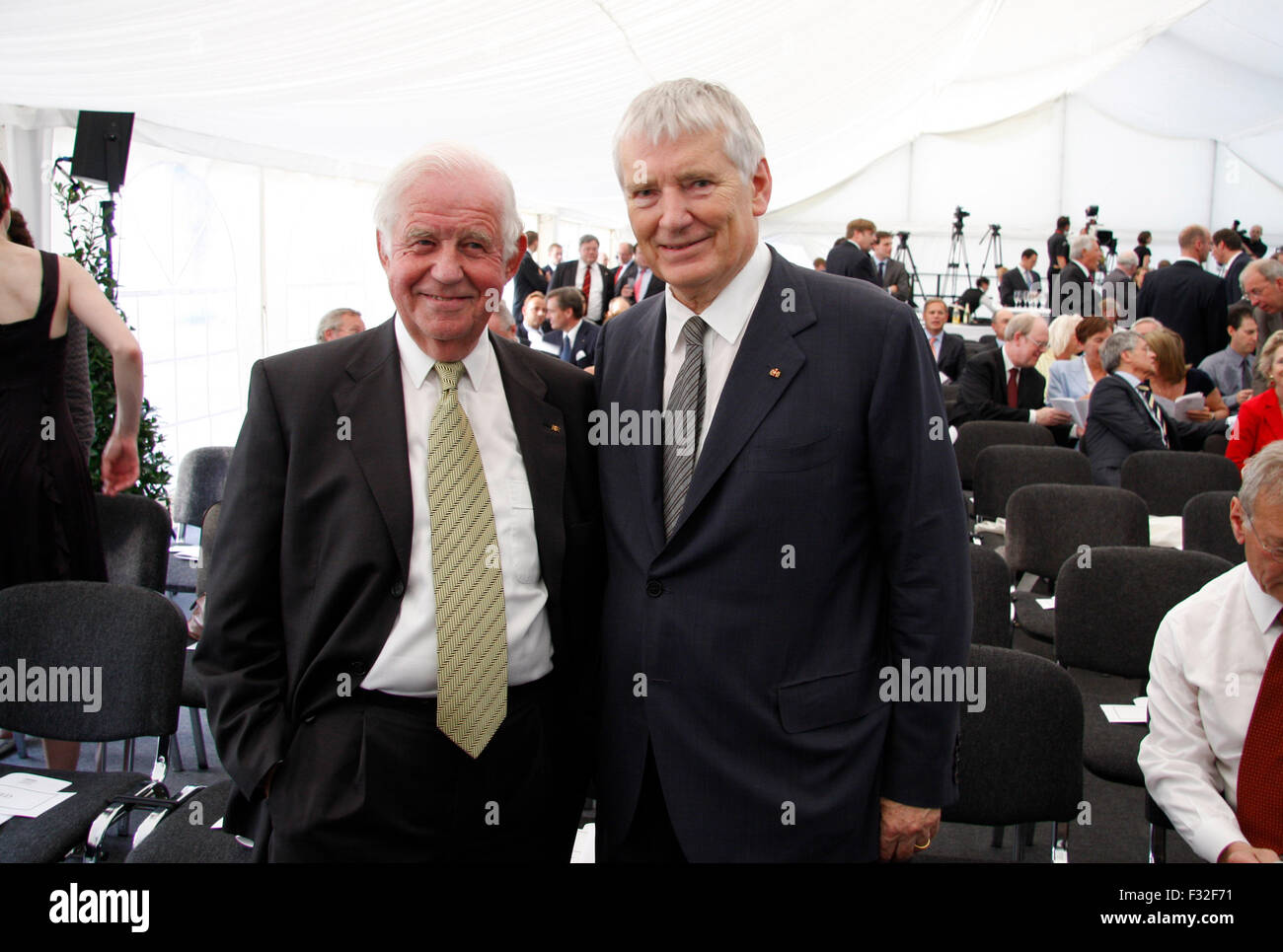 Kurt Biedenkopf, Otto Schily - Verleihung des Kissinger Preises an den frueheren Praesidenten der USA, 3. Juli 2008, American Ac Banque D'Images