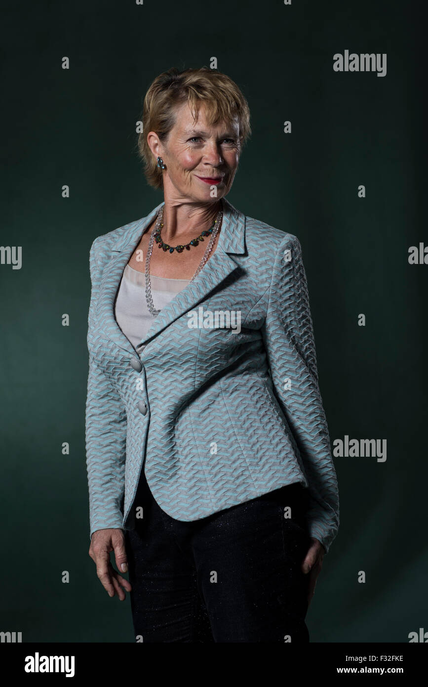 Actrice Anglaise Celia Imrie. Banque D'Images