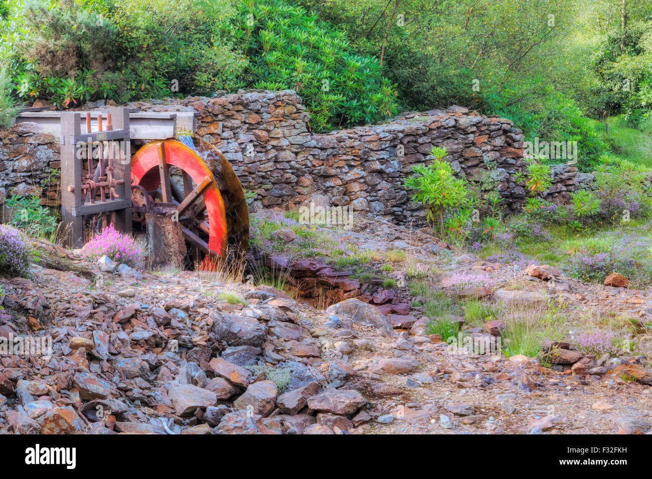 La mine de cuivre de Sygun Beddgelert,, Snowdonia, Gwynedd, Pays de Galles, Royaume-Uni Banque D'Images