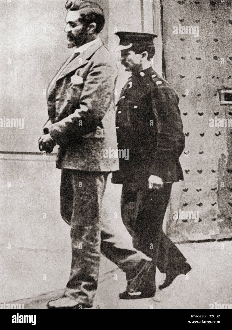 David Roger Casement, 1864 - 1916, alias Sir Roger Casement. Diplomate anglo-irlandais pour le Royaume-Uni, l'activiste nationaliste irlandais, humanitaire et un poète. Pendu comme traître pour sa collaboration avec les Allemands pour un soulèvement armé de 1916 en Irlande à gagner son indépendance. D'Histoire de vingt cinq ans, publié en 1935. Banque D'Images