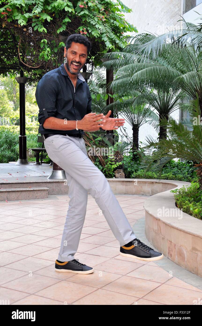 New Delhi, Inde. 28 Sep, 2015. Singh est Bling Bollywood est un film de comédie d'action réalisé par Prabhu Deva et les moulages pendant la promotion du film. Credit : Hemant Rawat/Pacific Press/Alamy Live News Banque D'Images