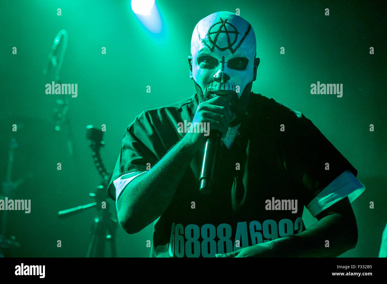 Detroit, Michigan, USA. 27 Sep, 2015. L'exécution de TECH N9NE sur les effets spéciaux Tour à Saint Andrews Hall à Detroit, MI 27 septembre 2015 © Marc Nader/ZUMA/Alamy Fil Live News Banque D'Images