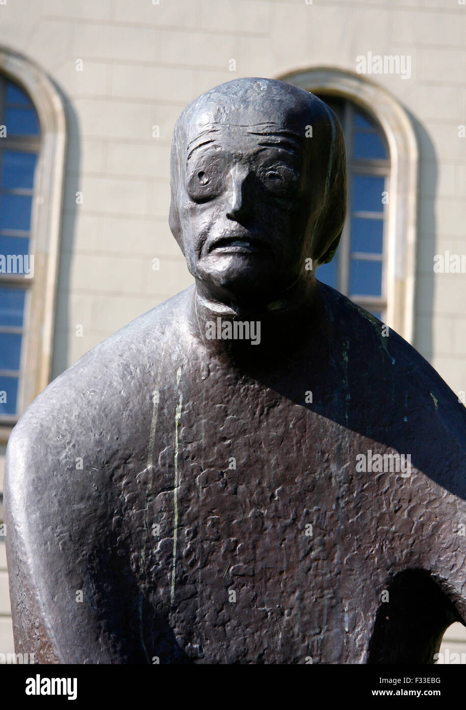 Planck-Statue Max, Humboldt Universität, Unter den Linden, Berlin-Mitte. Banque D'Images