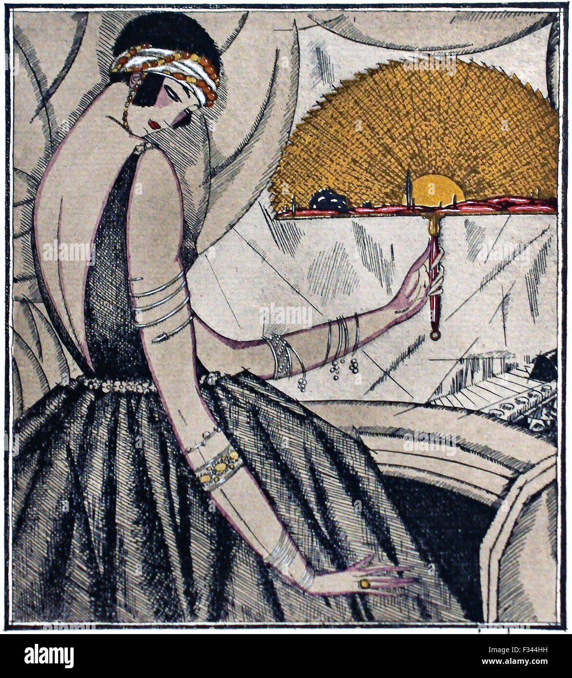 Gazette du Bon Ton Art Modes & Frovolites célèbres maisons de couture 1912 -1925 Lucien Vogel France Royal vingtaine( conçoit par George Lepape, Garcia Calderon, Francisco Gose, André Edouard Marty, Drian, Pierre Brissaud, Pierre de la morgue, Robert Bonfils, Jose Zinovieuw ) Banque D'Images