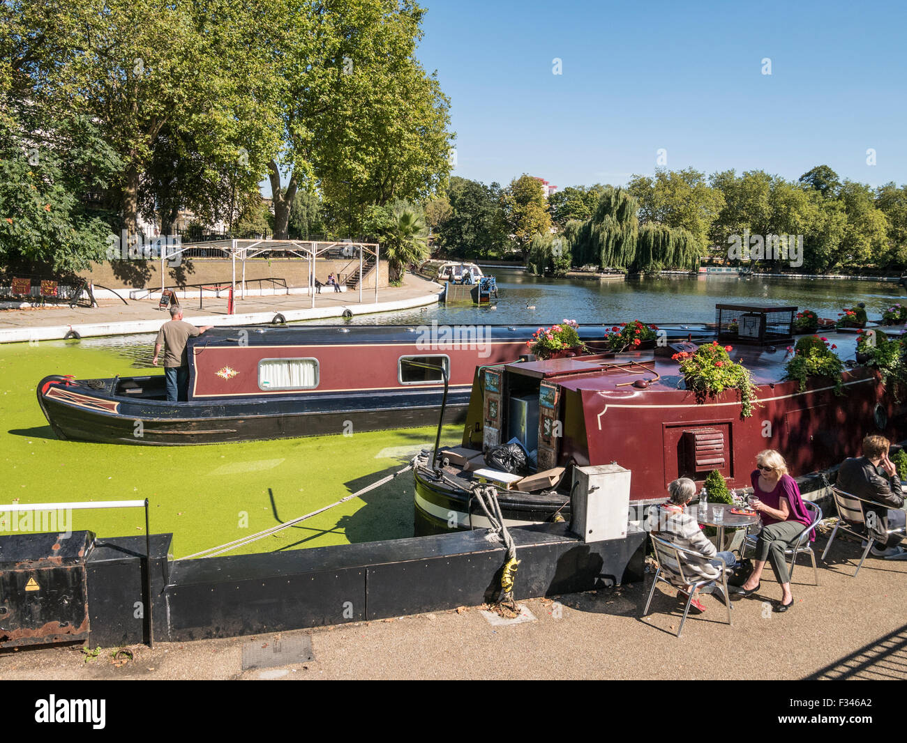 La petite Venise Londres Banque D'Images