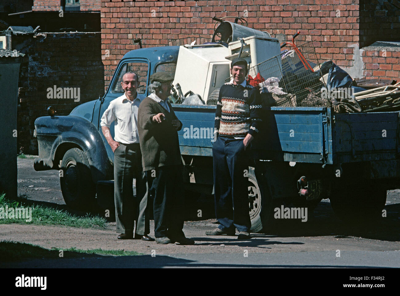 Rag and Bone men, Eastwood, berceau de D.H.Lawrence, South Devon ville minière, Moorgreen Colliery, Angleterre Banque D'Images