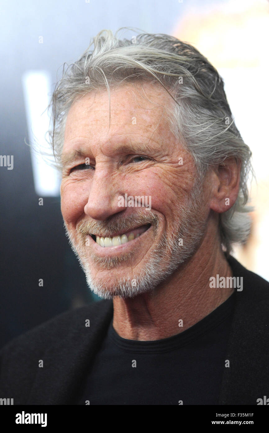 Roger Waters (Pink Floyd) à la première du film 'Le Mur' de Roger Waters au Ziegfeld Theatre. New York, 28.09.2015/photo alliance Banque D'Images