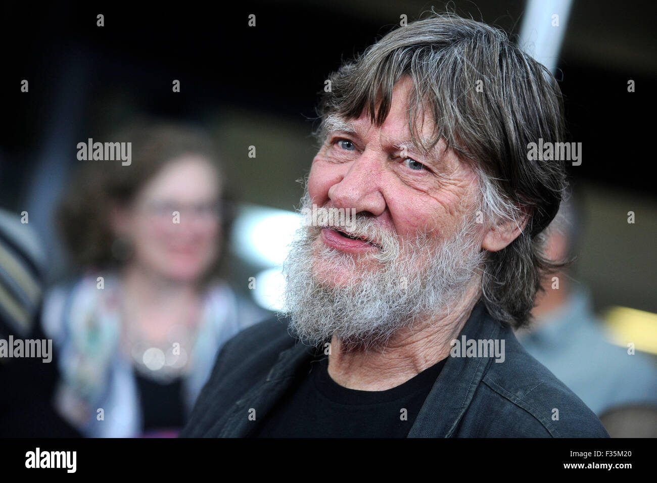 Willa Rowlinson lors de la première du film 'Le Mur' de Roger Waters au Ziegfeld Theatre. New York, 28.09.2015/photo alliance Banque D'Images