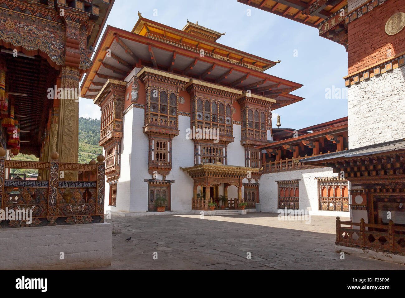 Punakha Dzong, le Bhoutan Banque D'Images