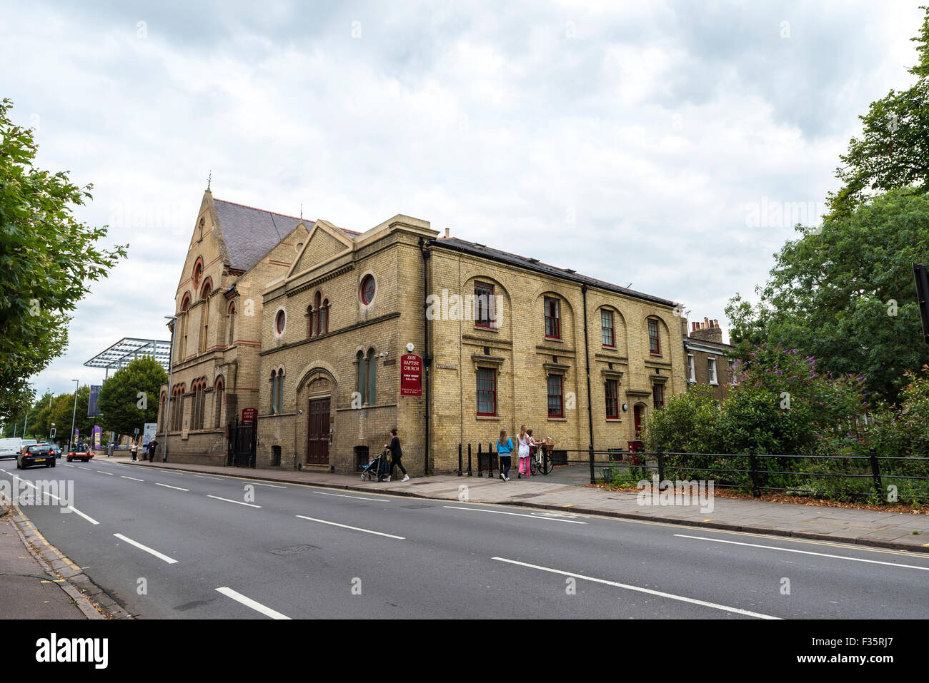 Zion Baptist Church Road Cambridge Cambridgeshire Angleterre Banque D'Images