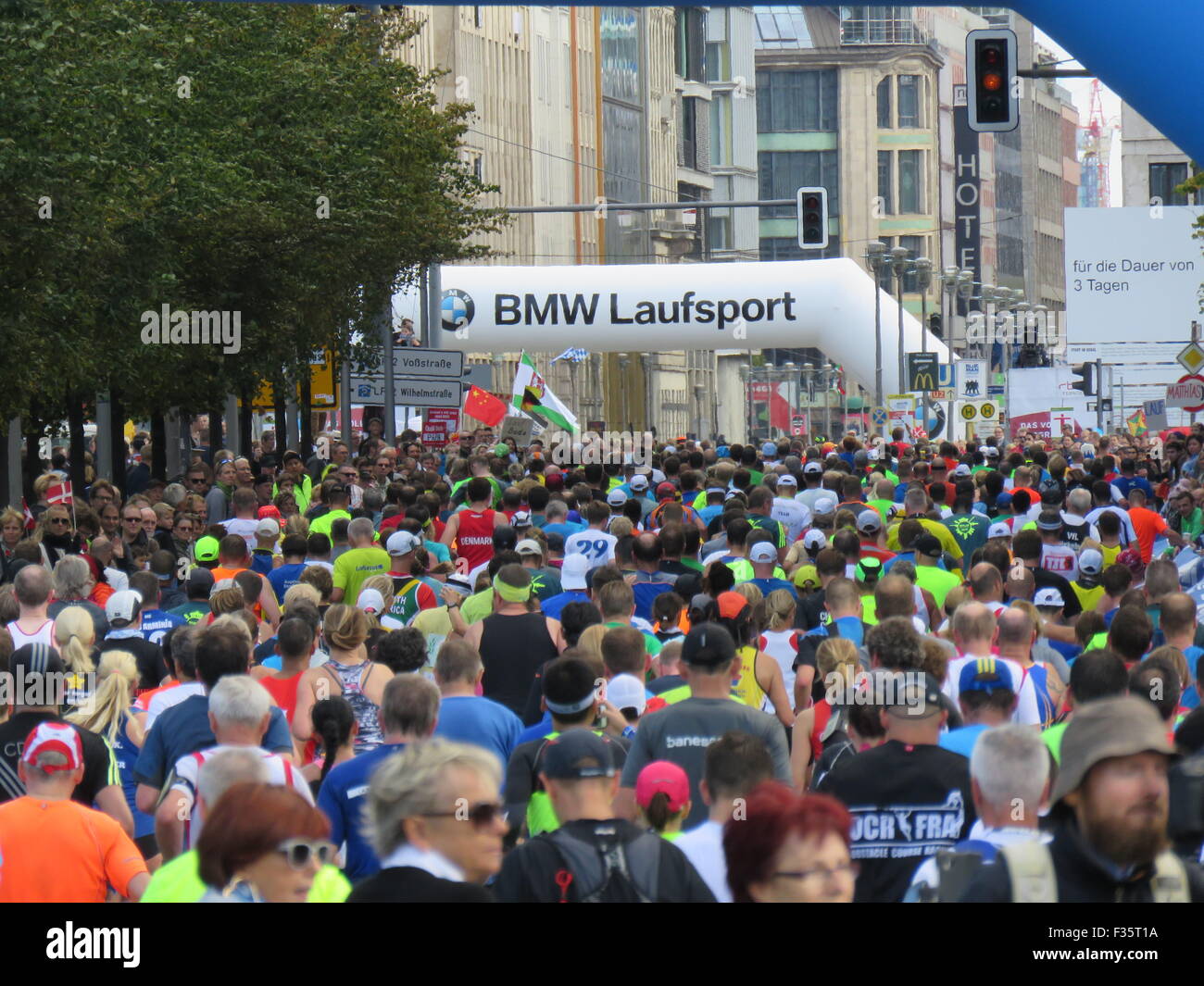 2015 BMW 0927 Marathon à Berlin Banque D'Images