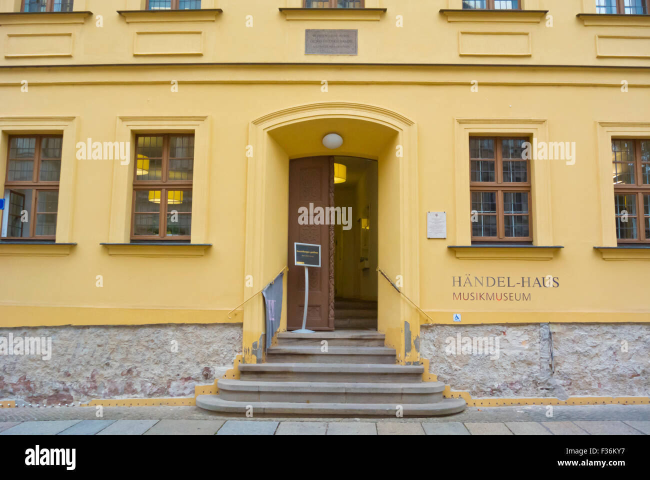 Musikmuseum, musée de la musique, Händel Haus, lieu de naissance de Georg Friedrich Händel, Halle, Saxe-Anhalt, Allemagne Banque D'Images