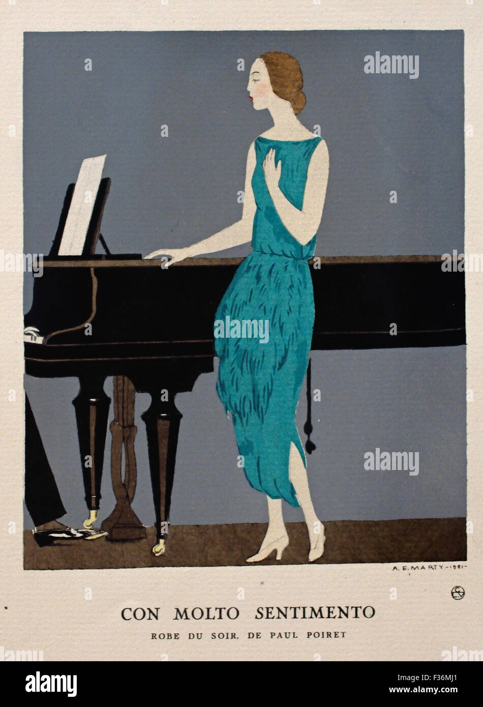 Gazette du Bon Ton Art - Modes & Frovolites célèbres maisons de couture 1912 -1925 ( publié par Lucien Vogel ) Français Paris France Banque D'Images