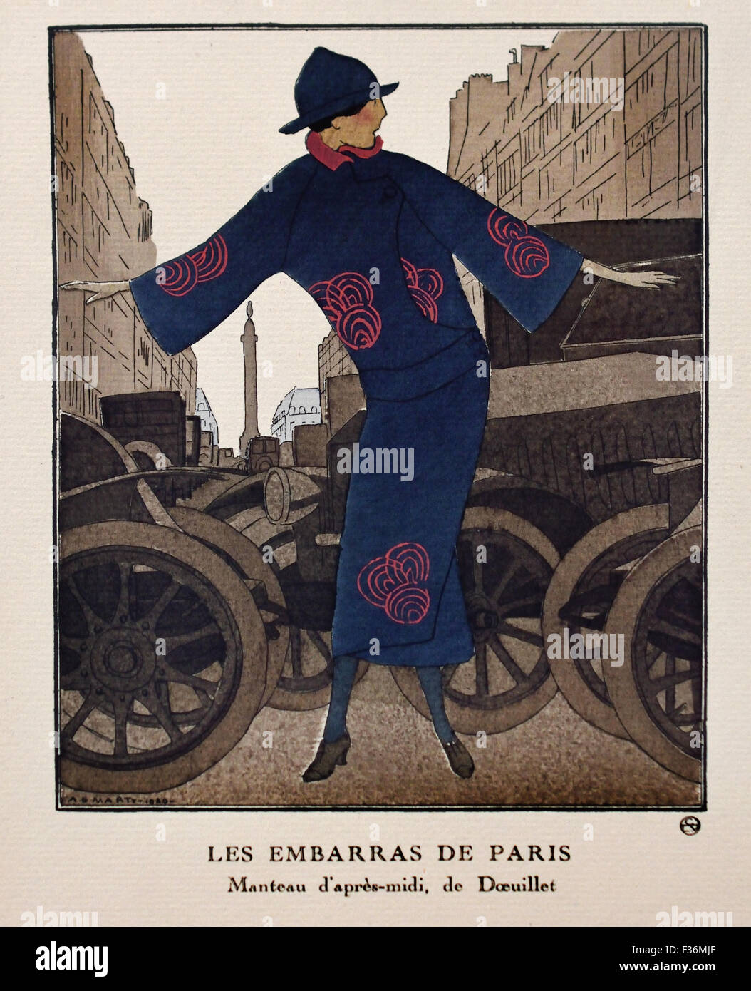 Gazette du Bon Ton Art - Modes & Frovolites célèbres maisons de couture ( publié par Lucien Vogel 1886 - 1954 ) Français Paris France Banque D'Images