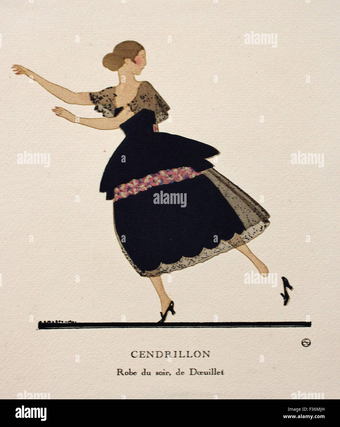 Gazette du Bon Ton Art - Modes & Frovolites célèbres maisons de couture ( publié par Lucien Vogel 1886 - 1954 ) Français Paris France Banque D'Images