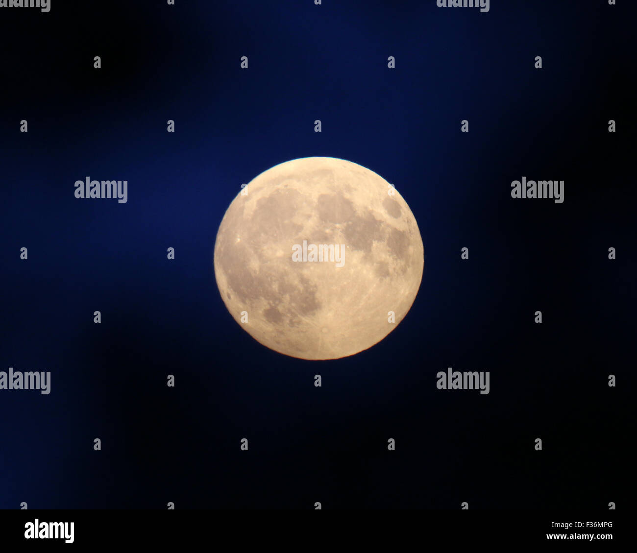 Lune satellite naturel Banque D'Images