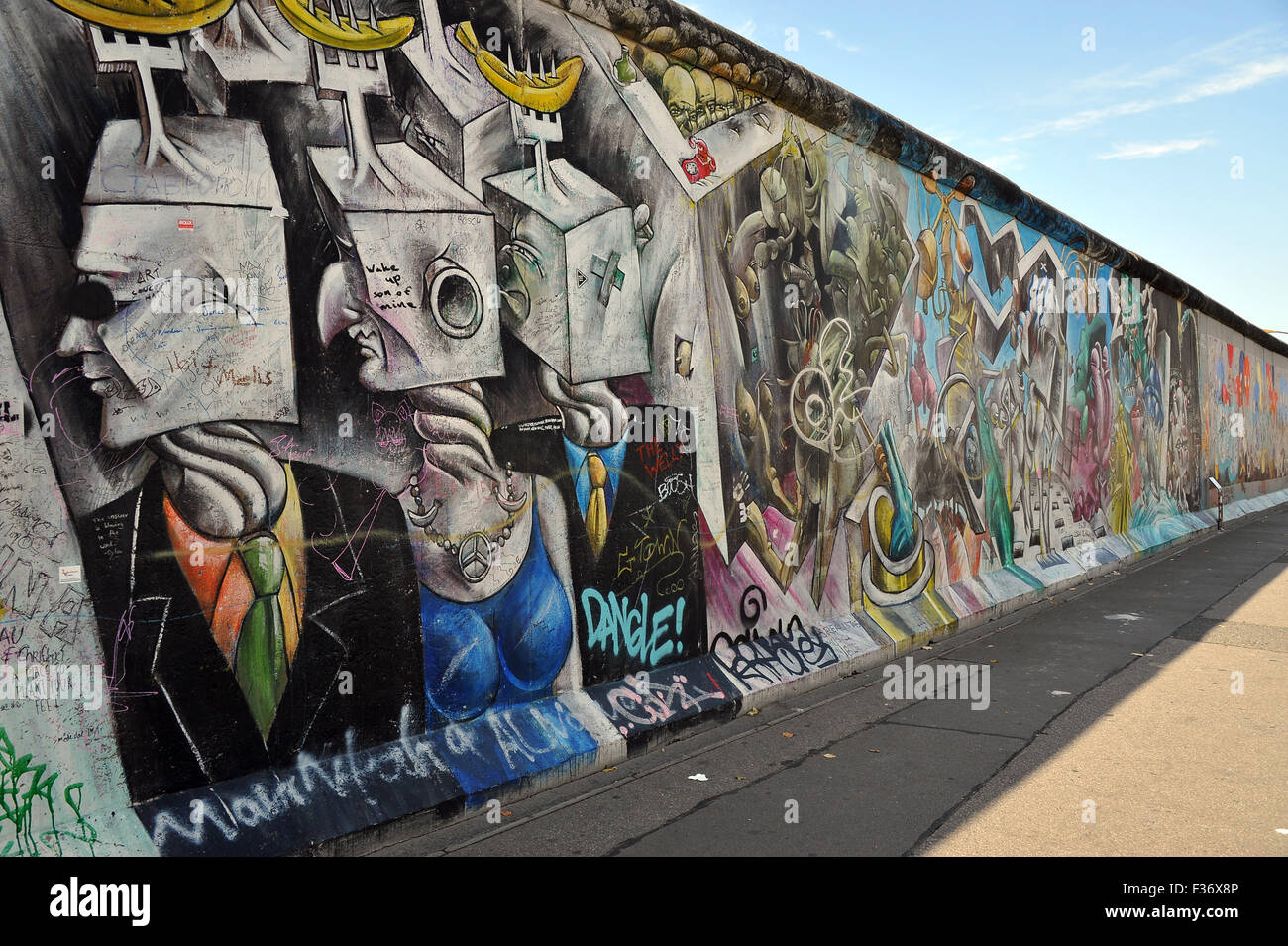 Mur de Berlin, Allemagne Banque D'Images