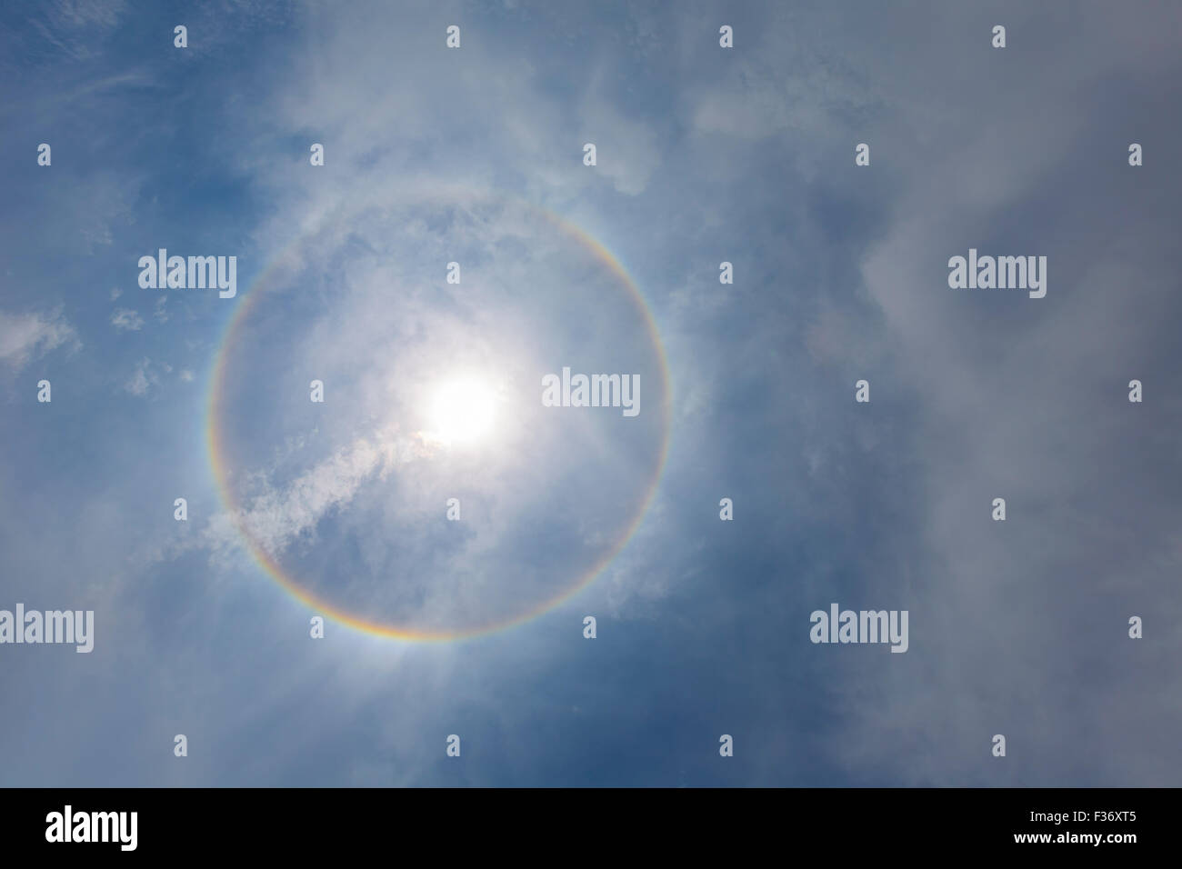 Halo circonscrit, Thaïlande Banque D'Images