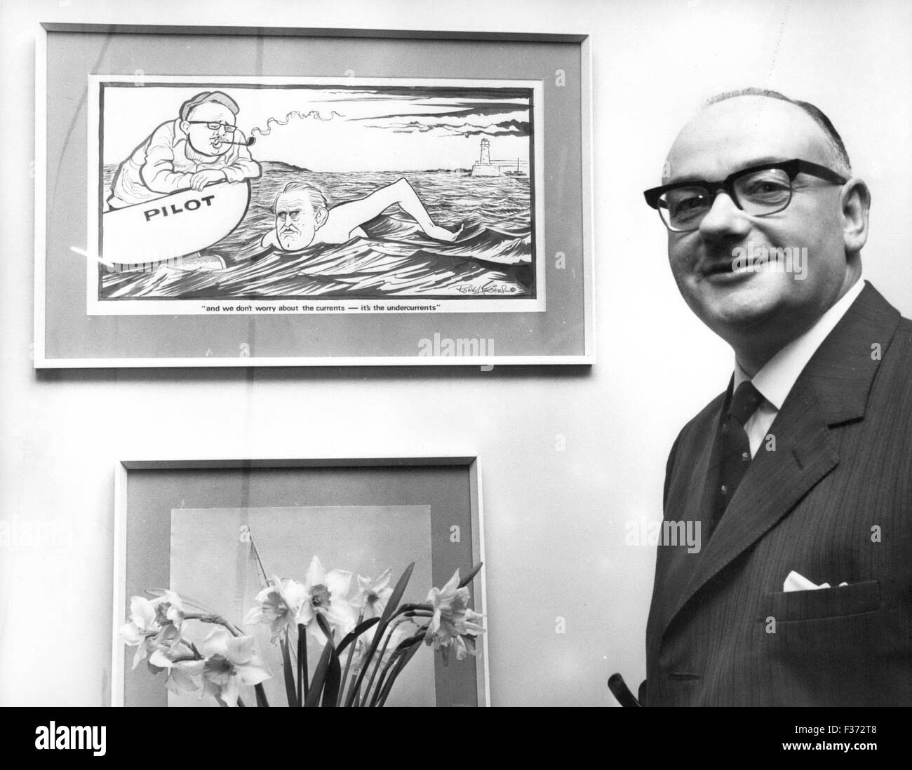 26 déc., 1974 - Le gouvernement de l'Ulster : Capt Rt Hon W J Long JP, député Ministre de l'éducation © Keystone Photos USA/ZUMAPRESS.com/Alamy Live News Banque D'Images