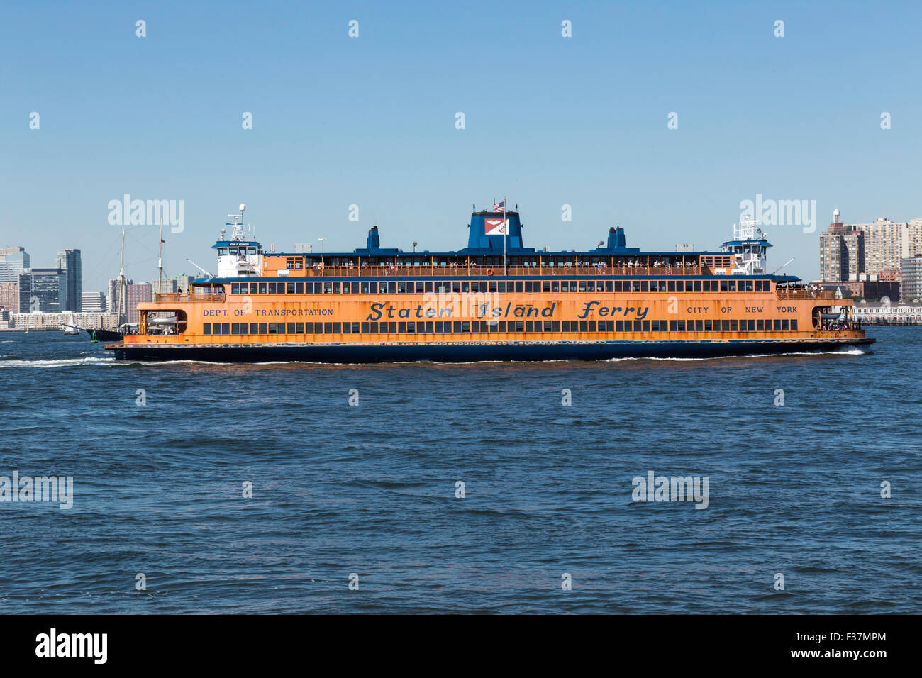 Staten Island Ferry, NYC Banque D'Images