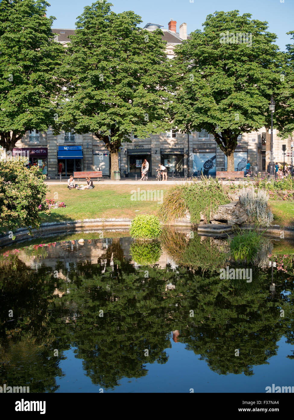 Place Gambetta, Bordeaux Banque D'Images