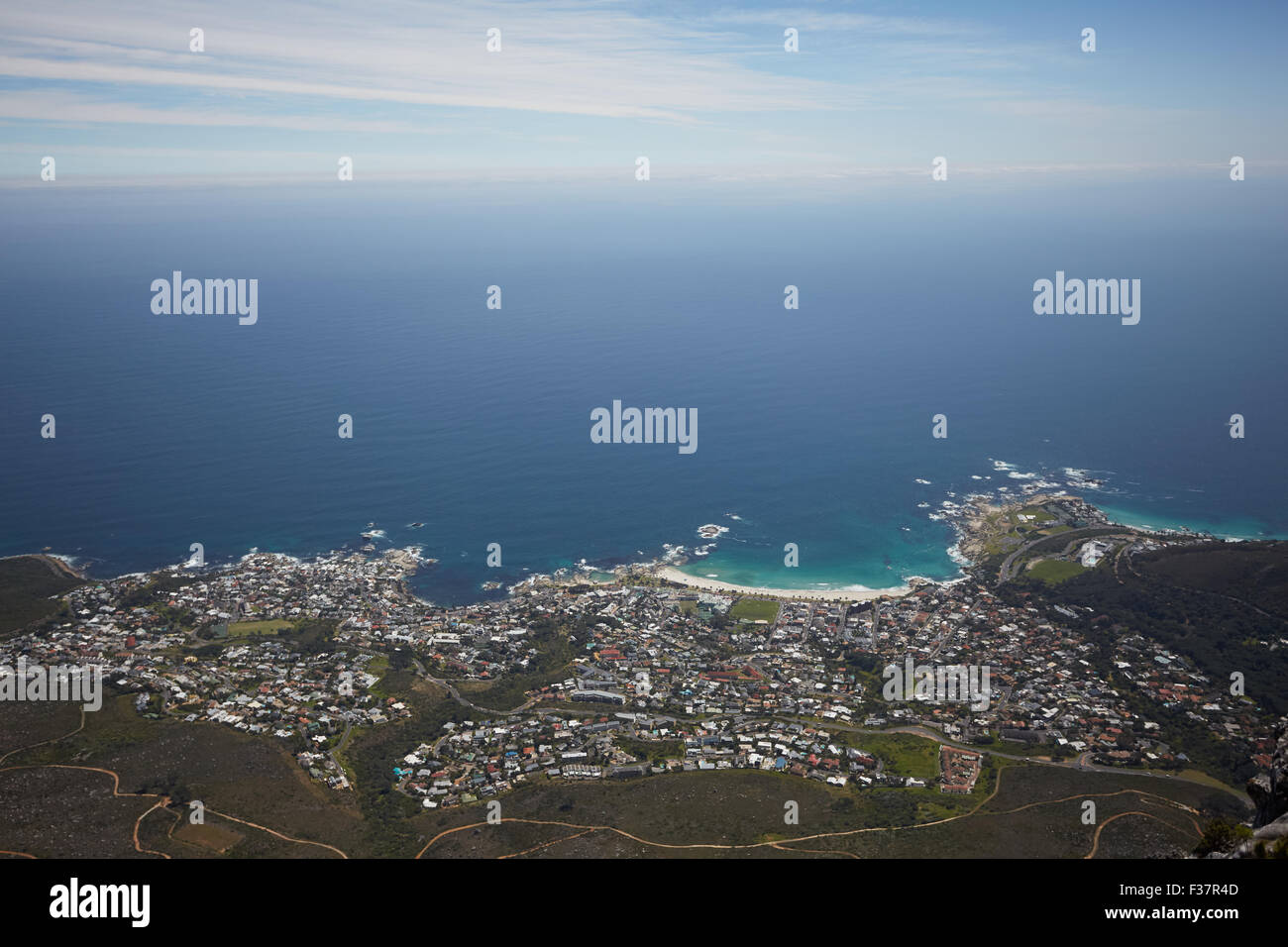 Paysage magnifique sur la mer en Afrique du Sud Banque D'Images