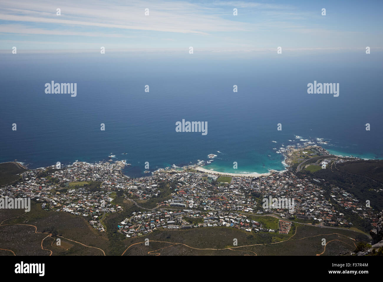 Paysage magnifique sur la mer en Afrique du Sud Banque D'Images