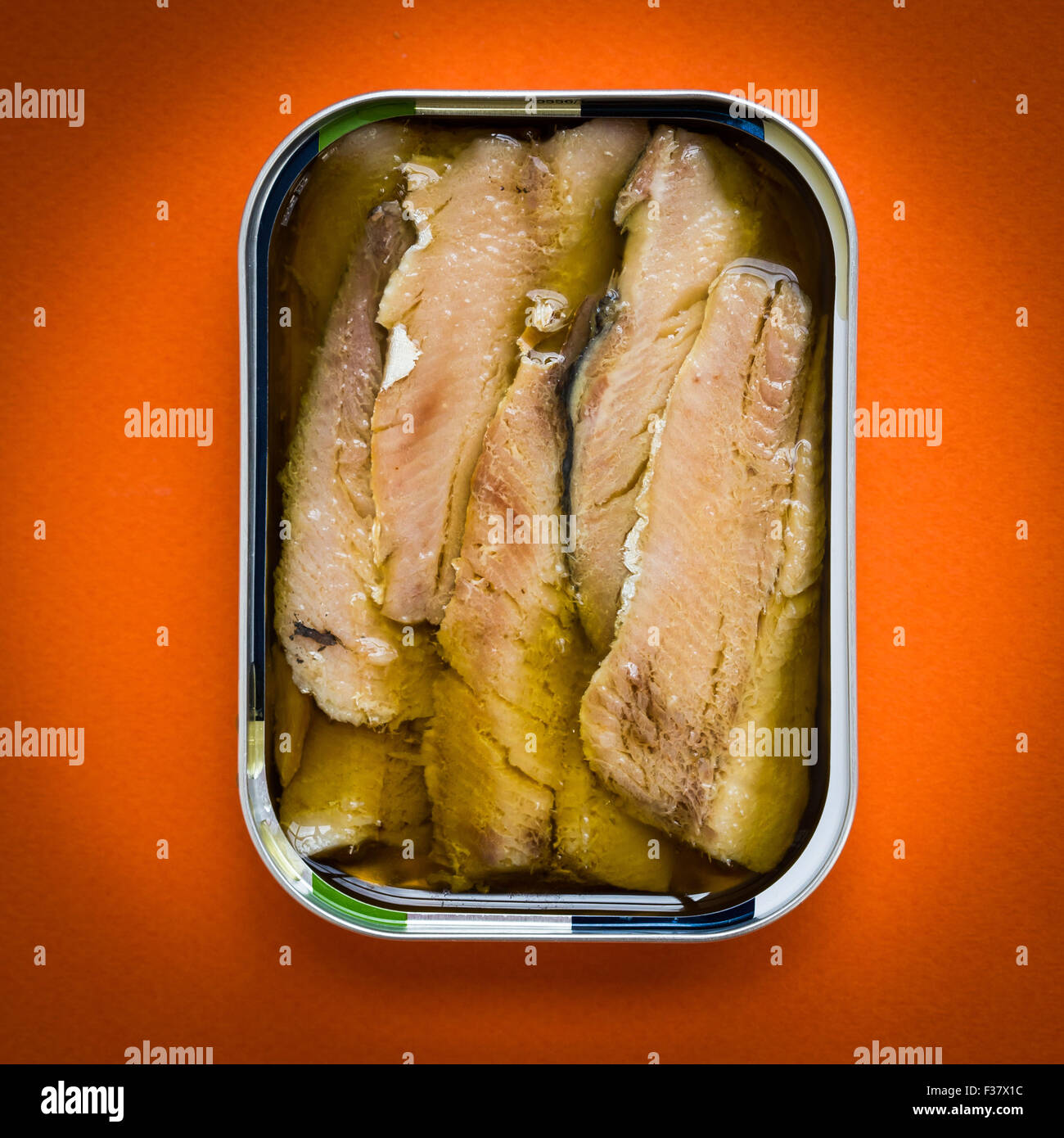 Sardines en Boîte. Banque D'Images