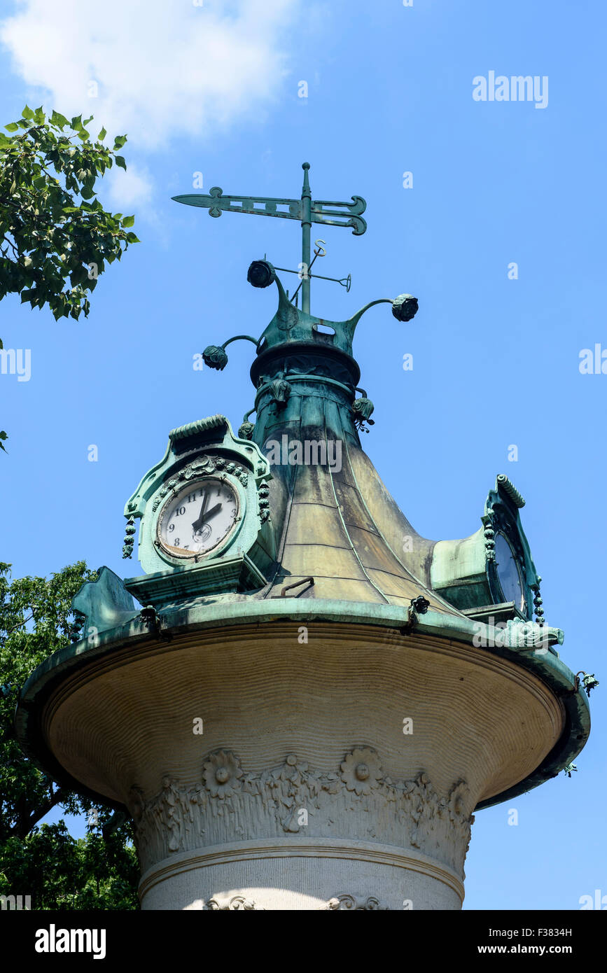 La publicité dans le Stadtpark, Vienne, Autriche, patrimoine mondial Banque D'Images