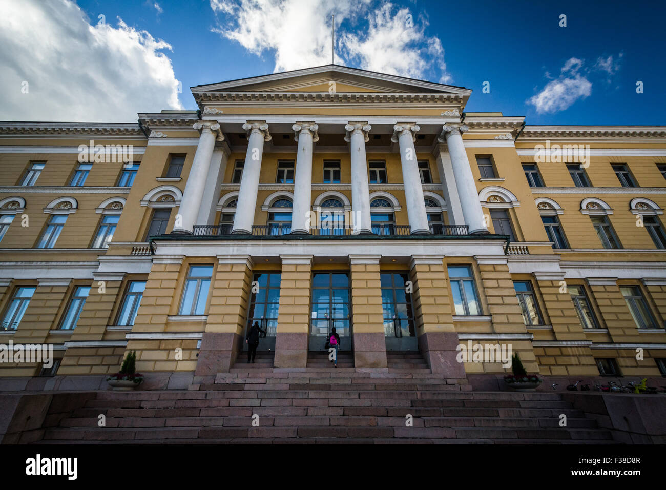 Le bâtiment principal de l'Université d'Helsinki, à Helsinki, en Finlande. Banque D'Images