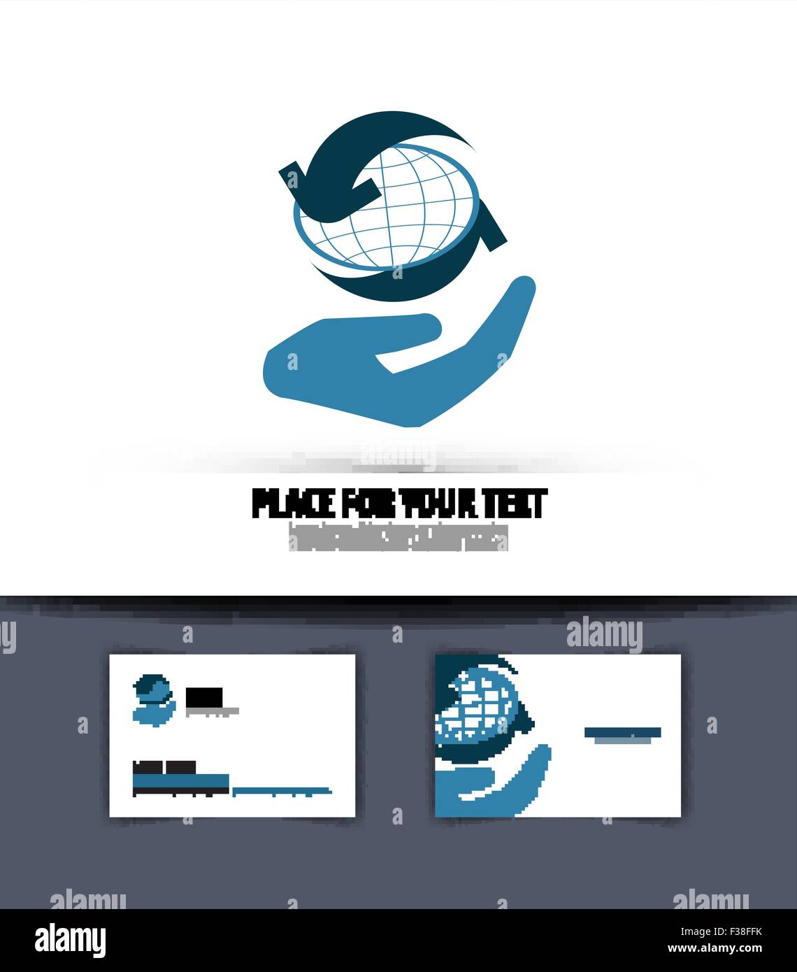 Vecteur d'affaires modèle de conception de logo ou icône globe du monde. Illustration de Vecteur
