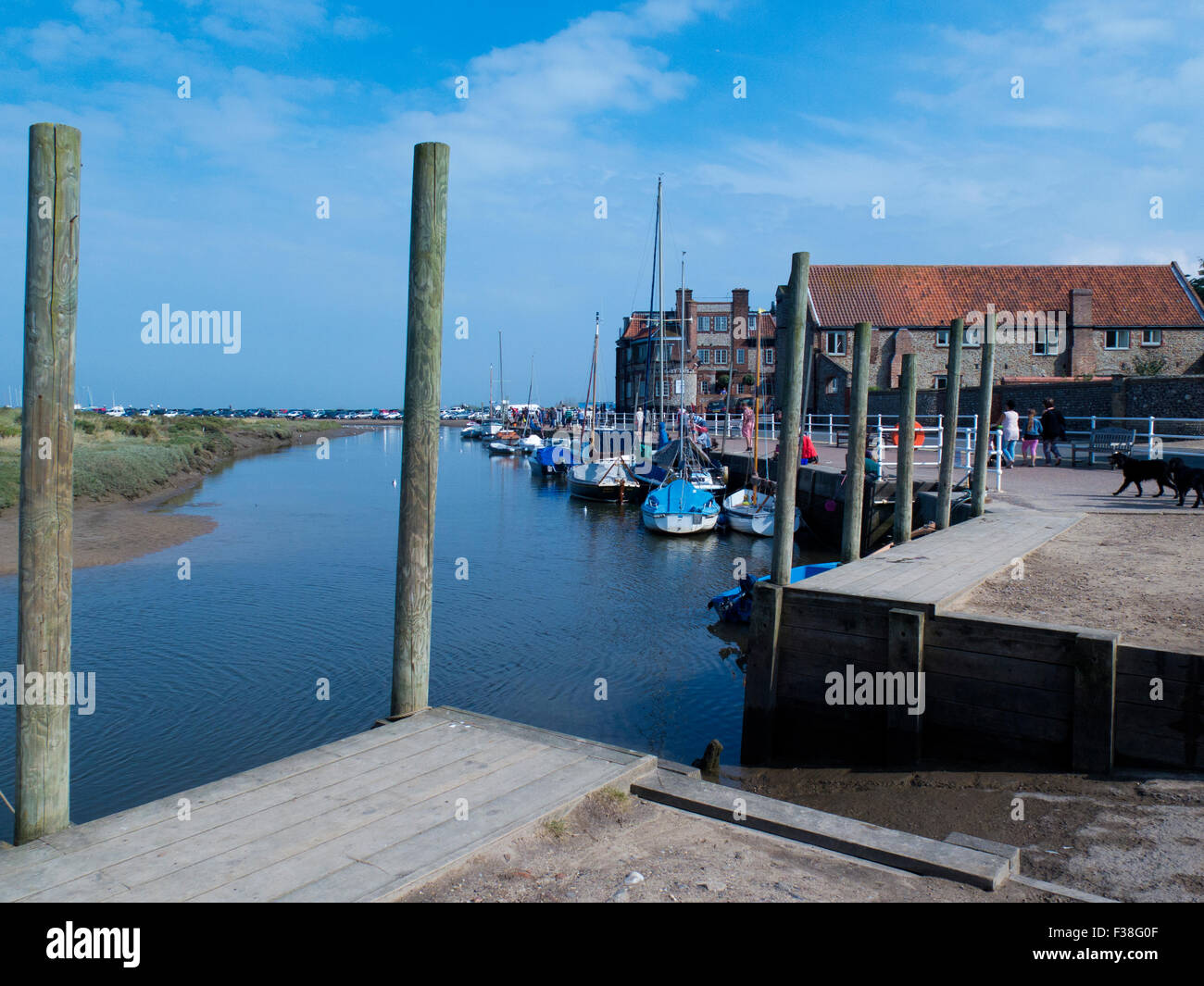 Blakeney quay Banque D'Images