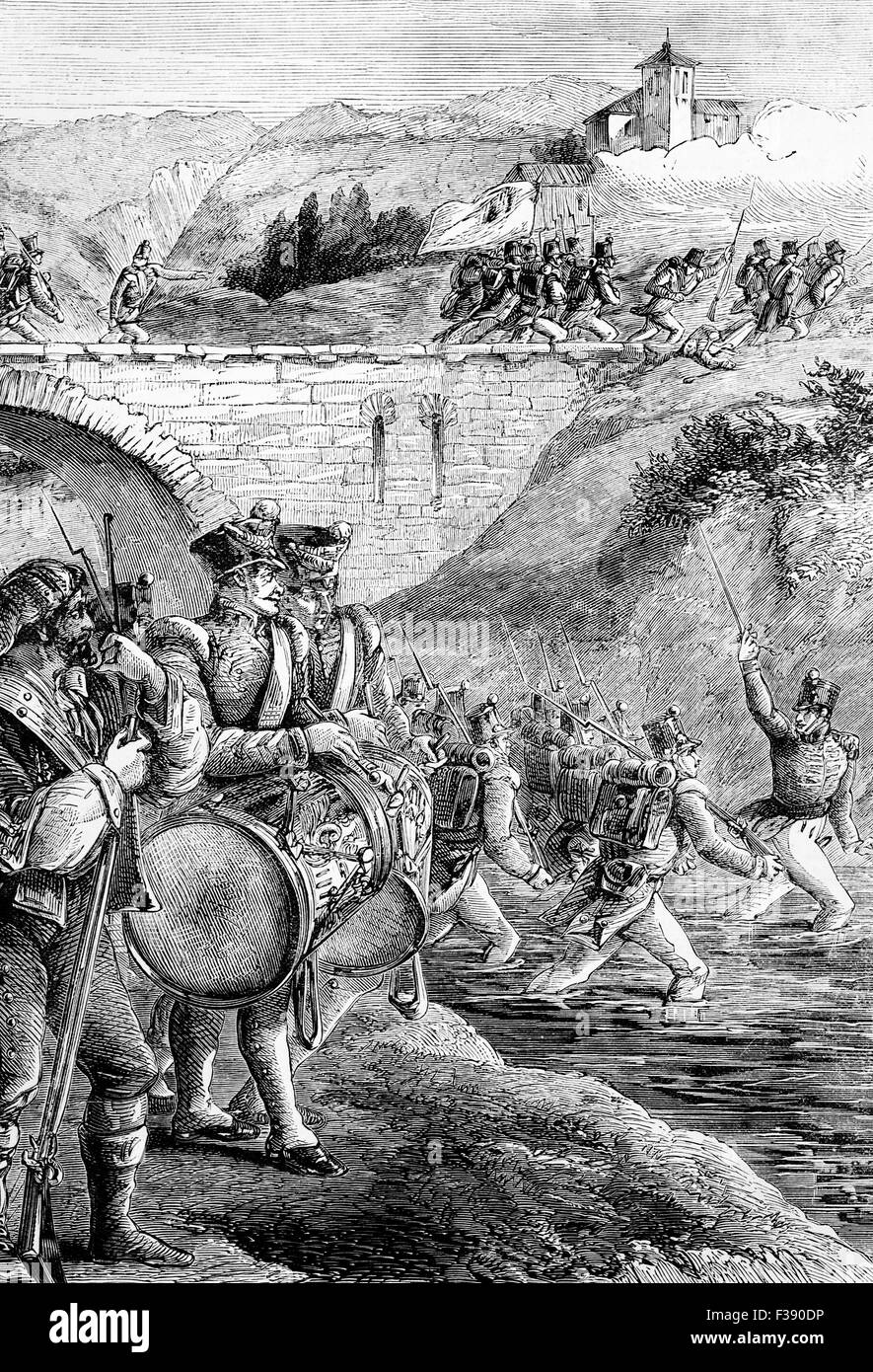 Dans le second siège de Tarragone (3-11 juin 1813), une très grande force anglo-espagnole sous le commandement du Lieutenant-général John Murray, 8ème Baronet n'a pas réussi à arracher de Tarragone à partir d'une petite garnison franco-italienne dirigée par le Brigadier-général Marc Antoine Augustin Bertoletti. Murray a ensuite été retiré de commande pour son leadership indécis et contradictoire. Les forces anglo-espagnole enfin capturé Tarragone Le 19 août. Banque D'Images