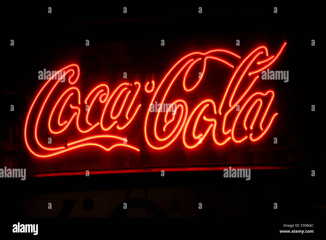 Logo das der Marke "Coca Cola", Berlin Photo Stock - Alamy