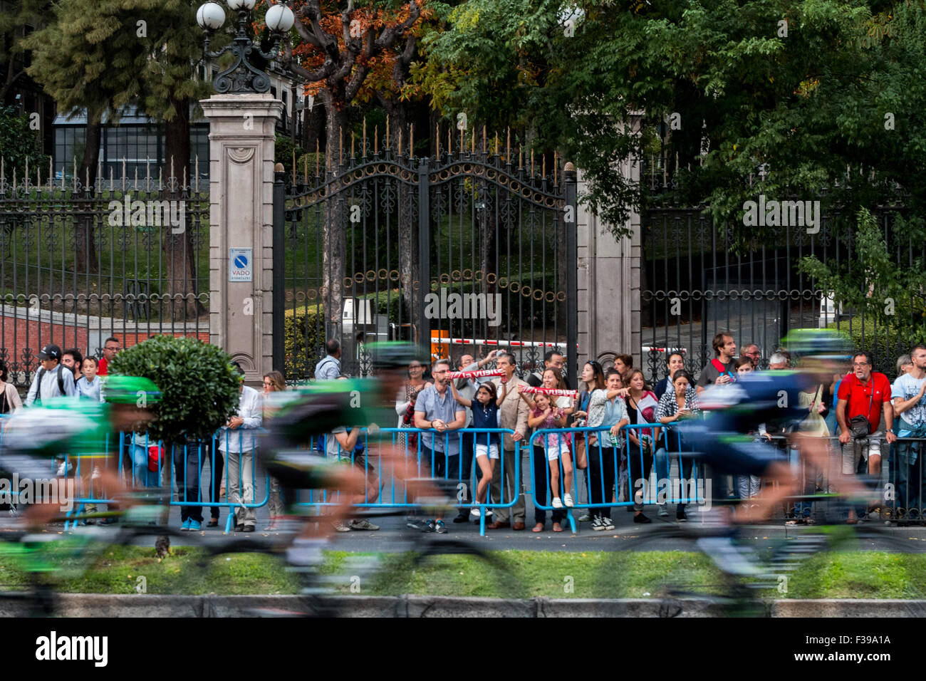 Le cyclisme professionnel : La Vuelta Ciclista a España 2015 Banque D'Images