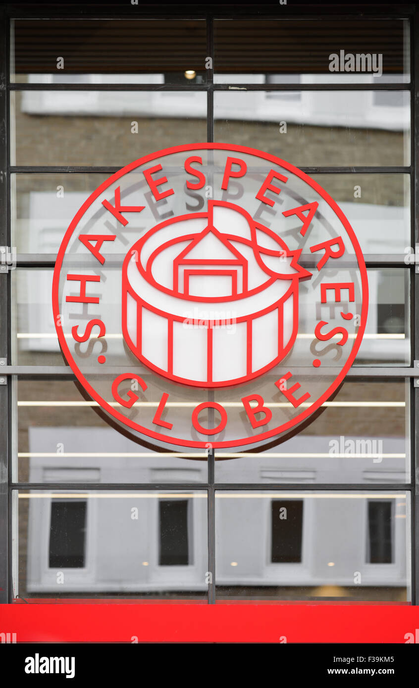 Le Globe Theatre, Londres, l'une de l'emblématique buiildings cette ligne les rives de la Tamise à Londres. Banque D'Images