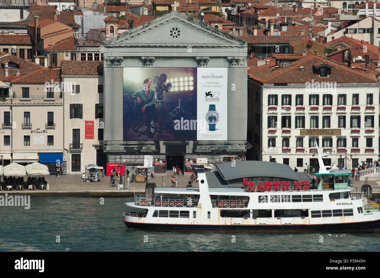 Festival du film de Venise, Italie Banque D'Images