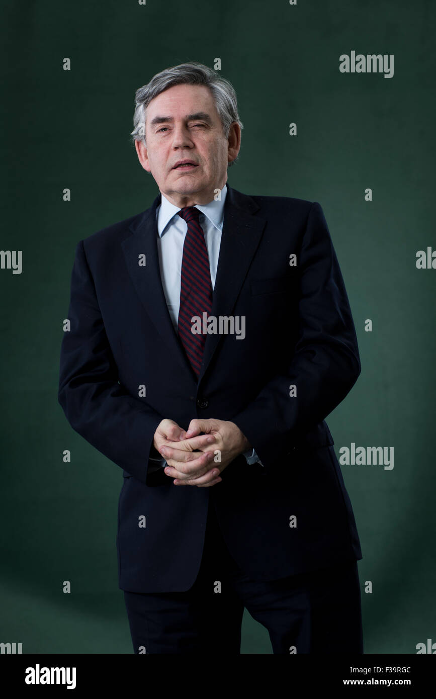 Membre du Parti travailliste britannique et ancien Premier Ministre du Royaume-Uni et chef du parti travailliste, Gordon Brown. Banque D'Images
