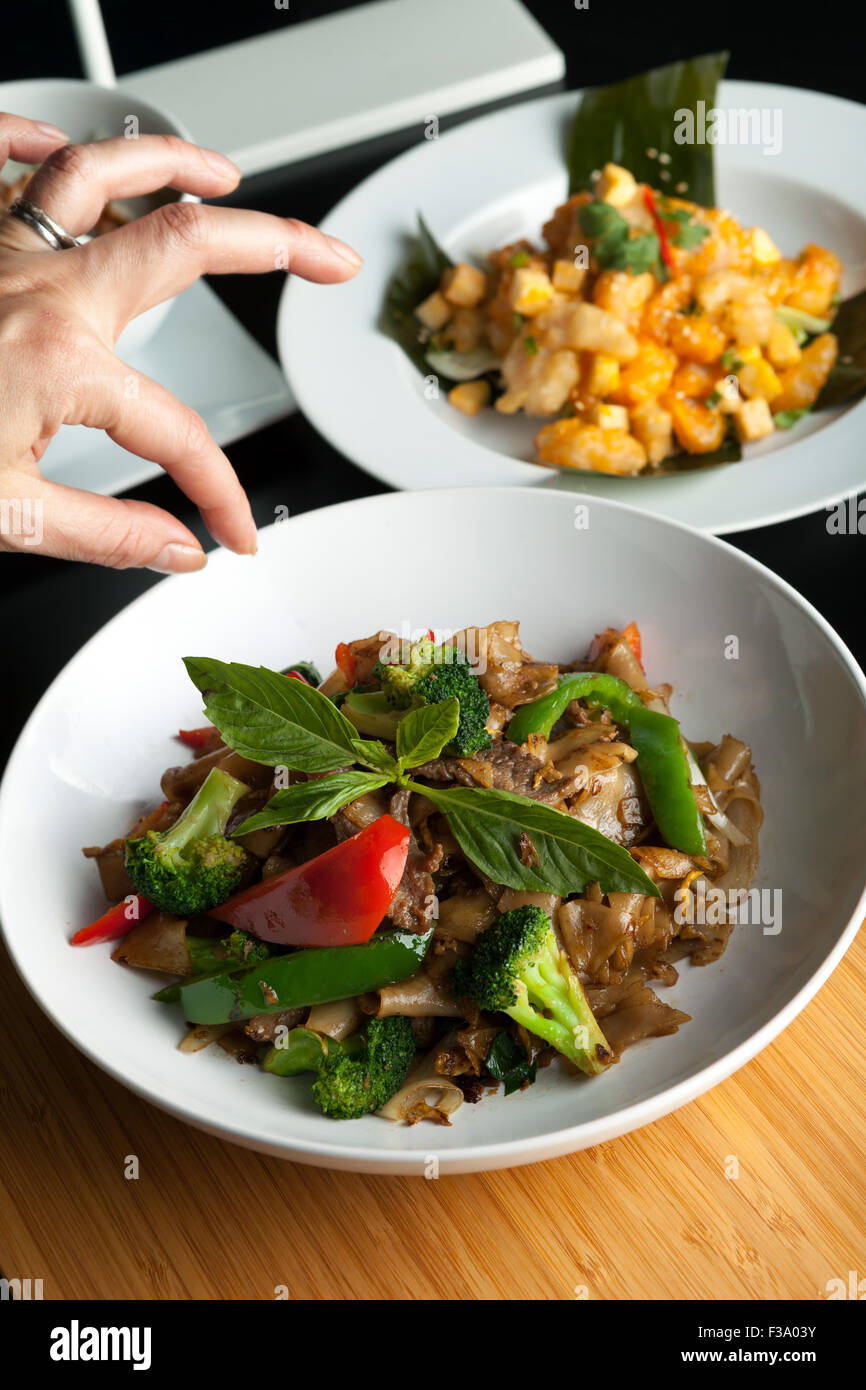 Thai Food Stylist Banque D'Images