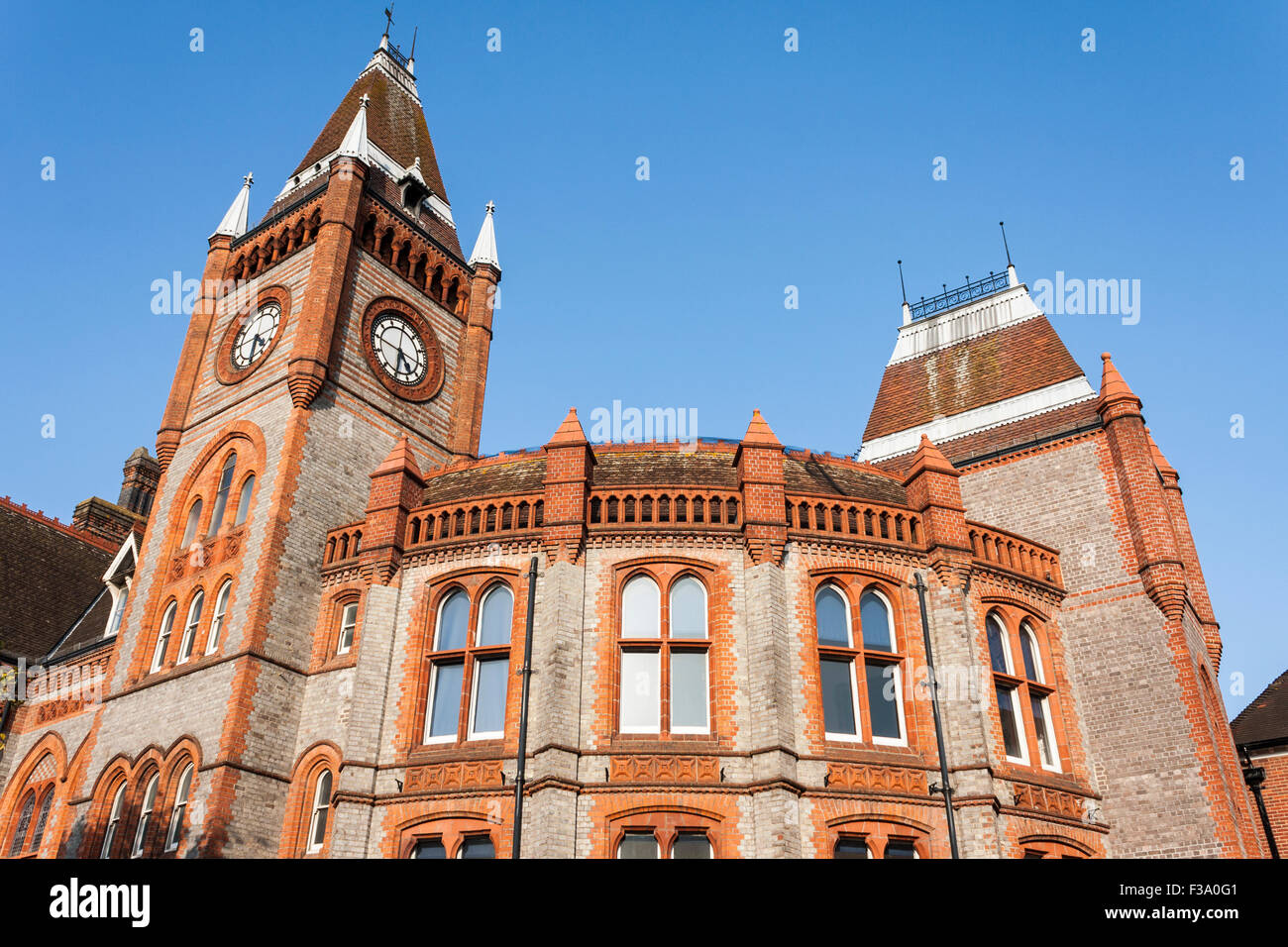 Reading Town Hall, Reading, Berkshire, Angleterre, GB, Royaume-Uni Banque D'Images