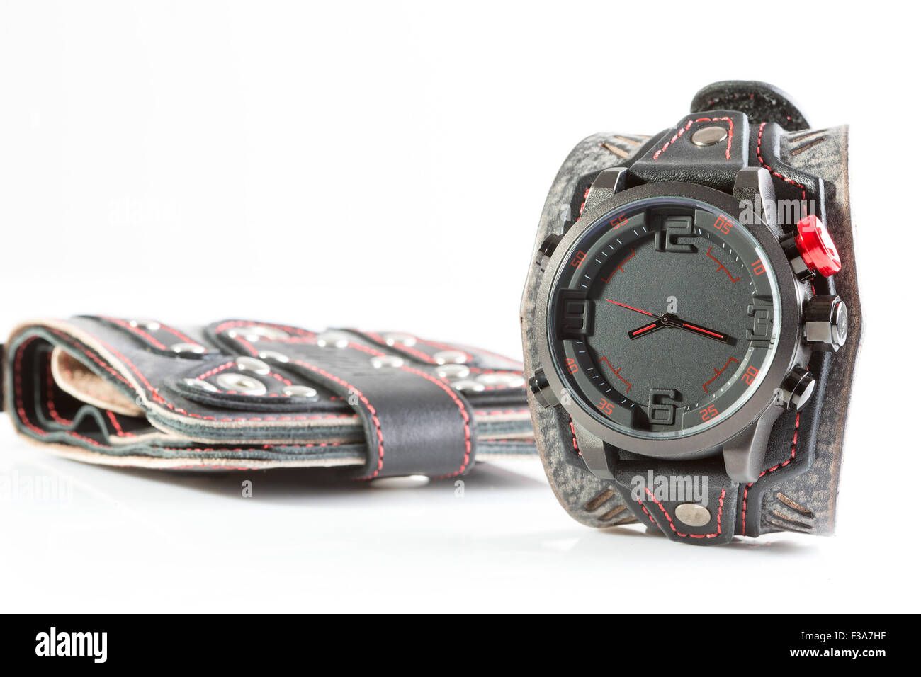 Cool montre et un sac à main Banque D'Images