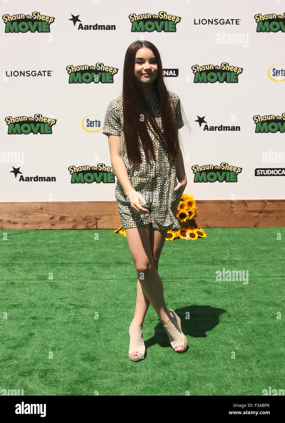 Shaun Le mouton Film 2015 comprend : Landry Bender où : Westwood, California, United States Quand : 01 août 2015 Banque D'Images