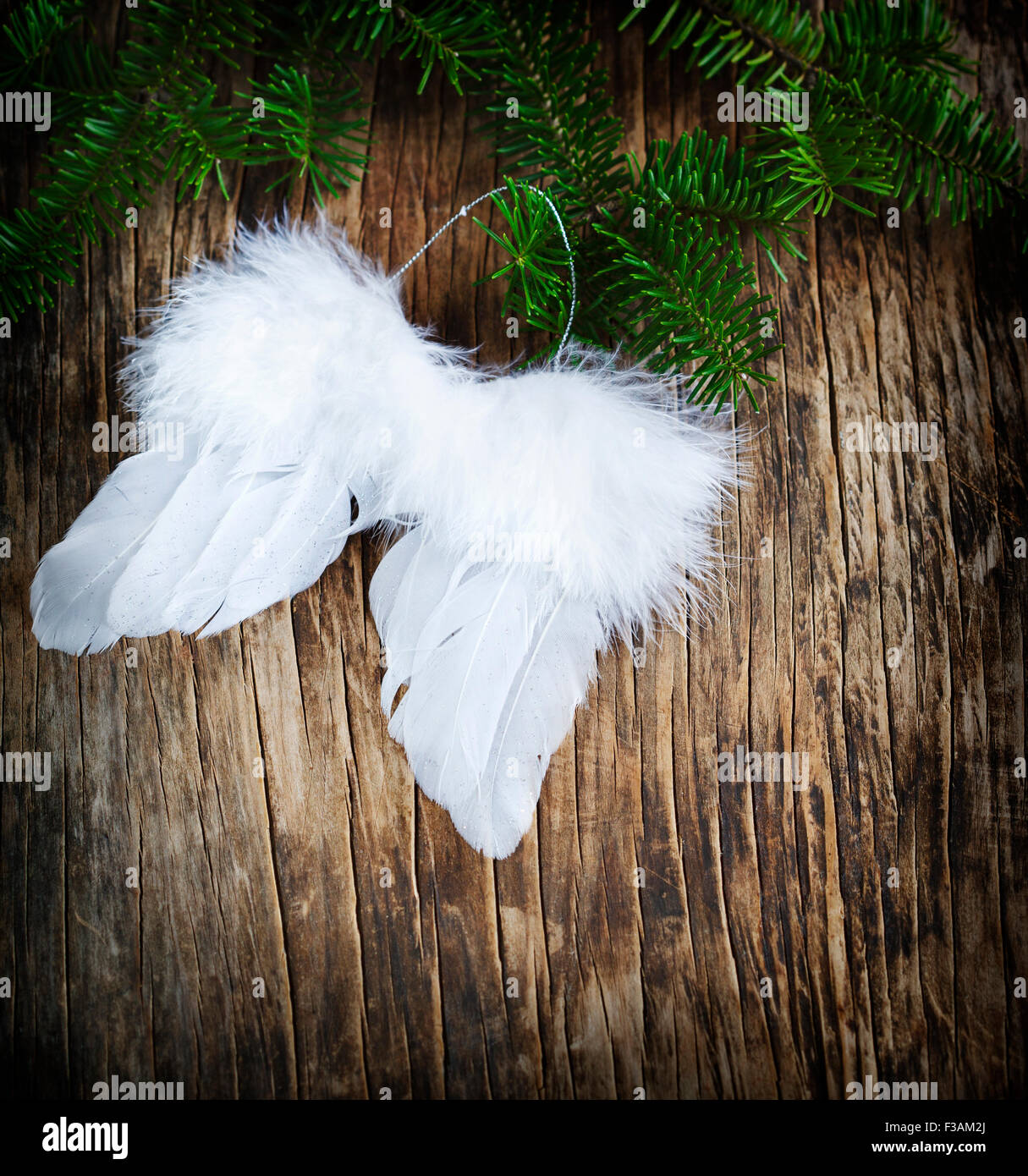 Ornement de Noël Angel Wings Banque D'Images