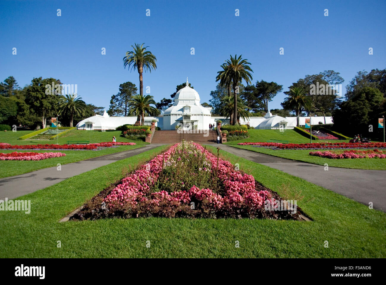 Conservatoire des fleurs, Golden Gate Park, San Francisco Banque D'Images
